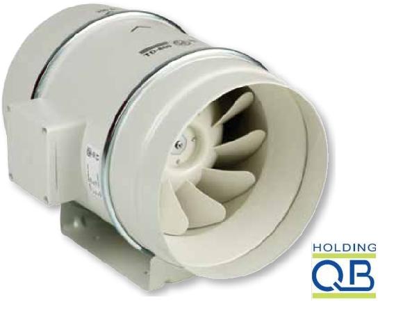 Extractor para baño 350 m3/h. TD 350-125 Pasticos QB